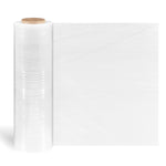 18" x 1500' 80 Gauge Cast Stretch Wrap, Clear, 4/Carton (ST56718)
