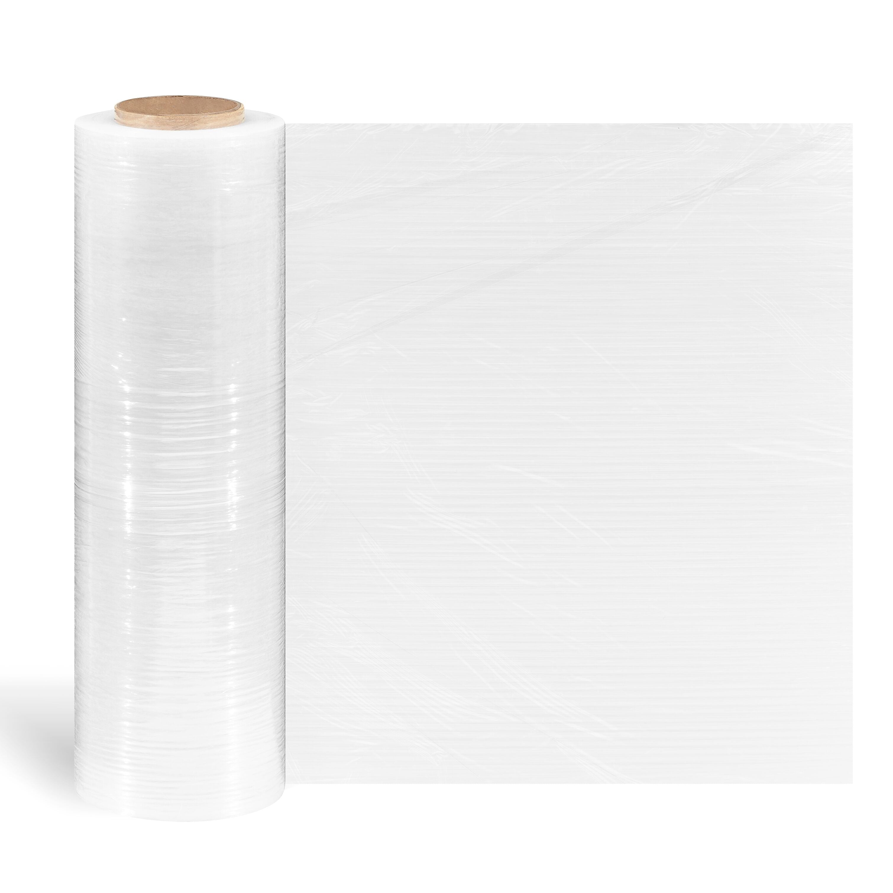 18" x 1500' 80 Gauge Cast Stretch Wrap, Clear, 4/Carton (ST56718)