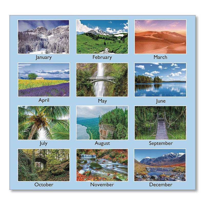 2026 AT-A-GLANCE Scenic 15.5" x 22.75" Monthly Wall Calendar (AAGDMW20128)