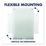 Infinity Glass Marker Board, 24" x 18", Frost Surface