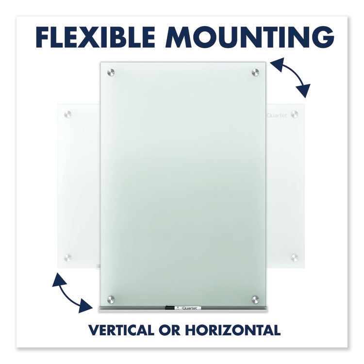 Infinity Glass Marker Board, 48" x 36", Frost Surface
