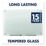 Infinity Glass Marker Board, 72" x 48", Frost Surface