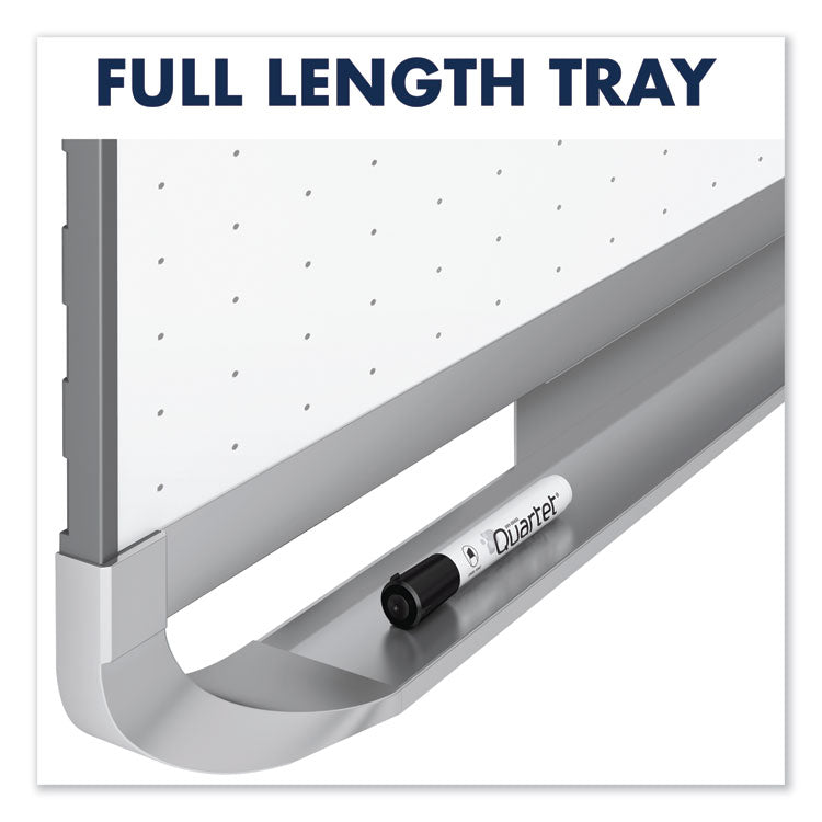 Prestige 2 Total Erase Whiteboard, 48" x 36", White Surface, Silver Aluminum/Plastic Frame