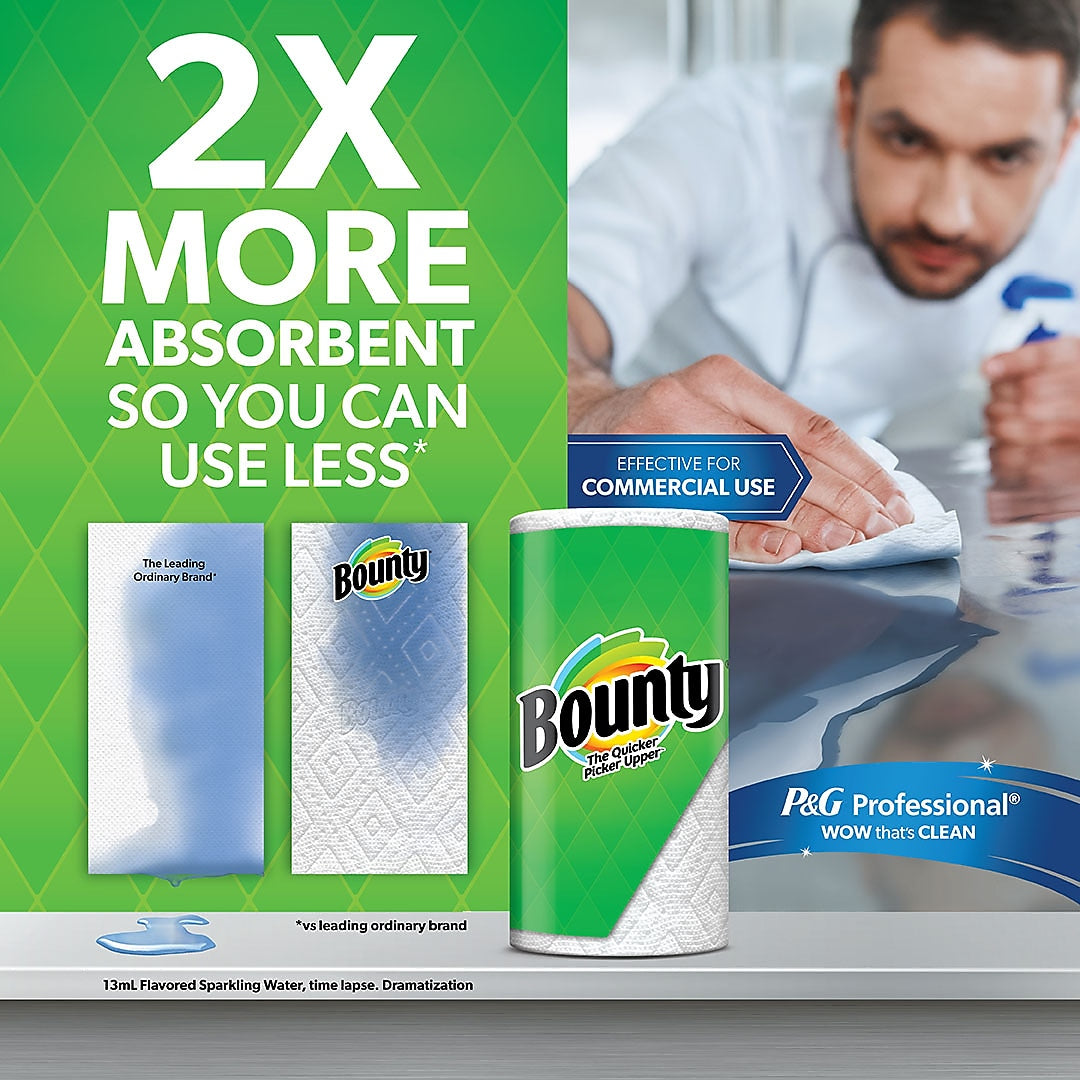 Bounty Select-A-Size Double Roll Paper Towels, 2-ply, 82 Sheets/Roll, 12 Rolls/Pack (66541/06130)