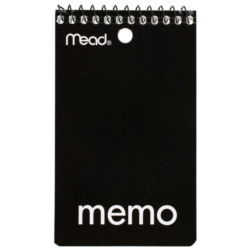 Mead 1-Subject Notebooks, 3" x 5", College Ruled, 60 Sheets, Assorted Colors (45354)