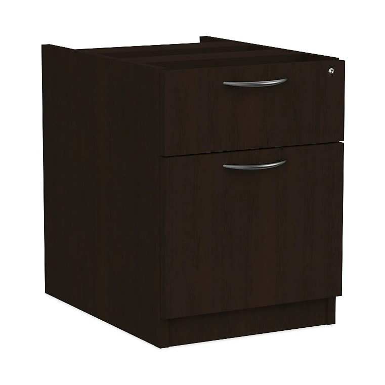 Alera Valencia 3/4 Box Pedestal, 15 5/8" x 20 1/2" x 19 1/4", Espresso
