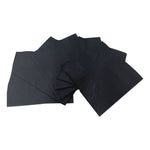 GEN Cocktail Napkins, 1-Ply, 9w x 4.5d, Black, 4,000/Carton