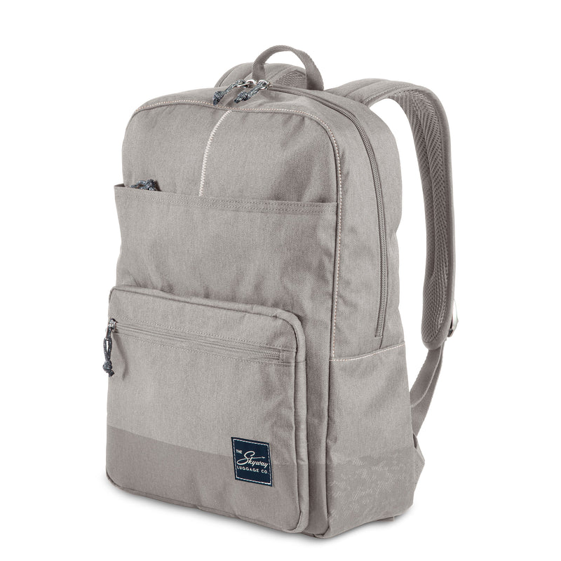Skyway Luggage Rainier Simple Laptop Backpack, Zion Gray (505-15-020-BKP)