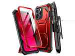 i-Blason ArmorBox Metallic Red Rugged Case for iPhone 14 Pro (iPhone2022Pro-6.1-Armorbox-SP-Ruddy)