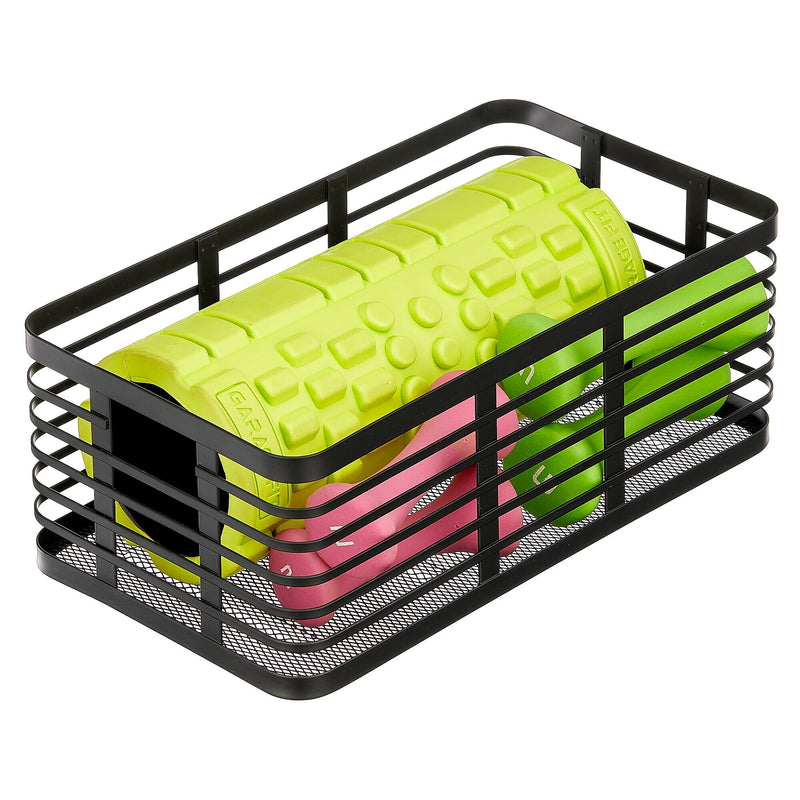 mDesign Steel Organizer, Matte Black (25938)