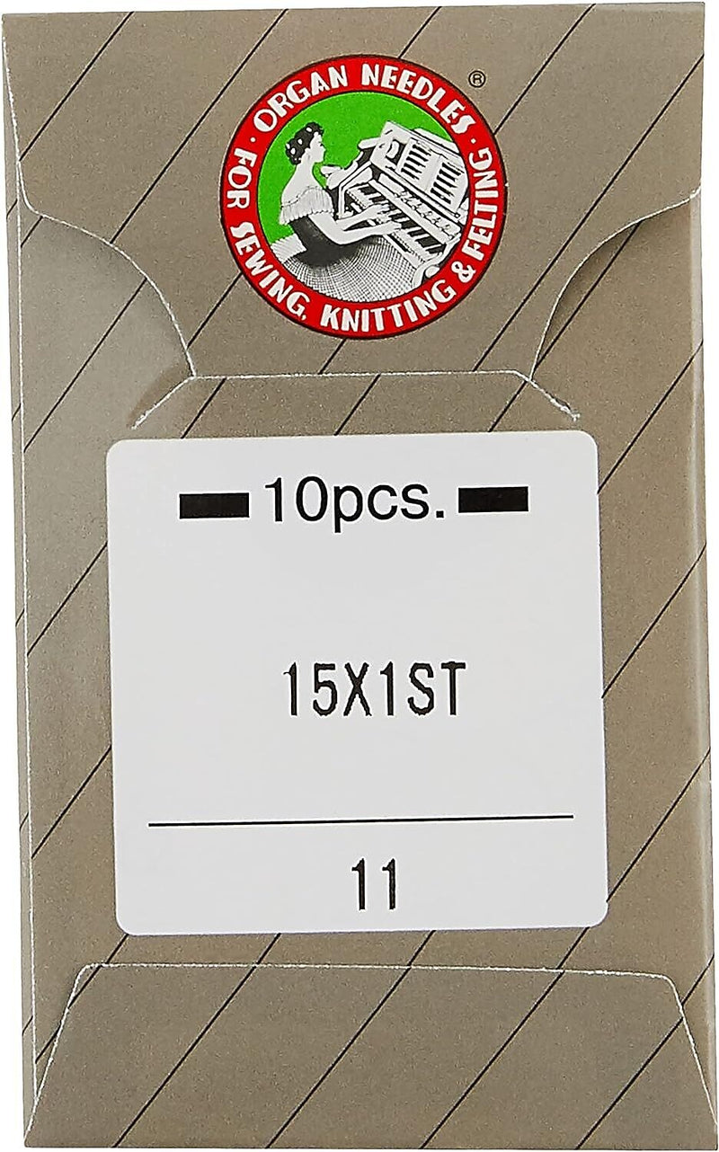 Organ Needles Embroidery Machine Needles, 100 Piece, 75/11 Size (SAEMB7511)