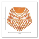 Boardwalk Anti-Splash Urinal Screen, Mango Mist Scent, Orange, 10/Box (WCBX-P-010I010I-04-AAS80-)