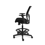 Ignition 2.0 Ilira-Stretch Mesh Back Task Stool, Supports Up To 300 Lb, 23" To 32" Seat Height, Black
