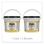 Scrubbing Towels, Hand Cleaning, Orange Scent, White/Yellow, 170/Bucket, 2 Buckets/Carton