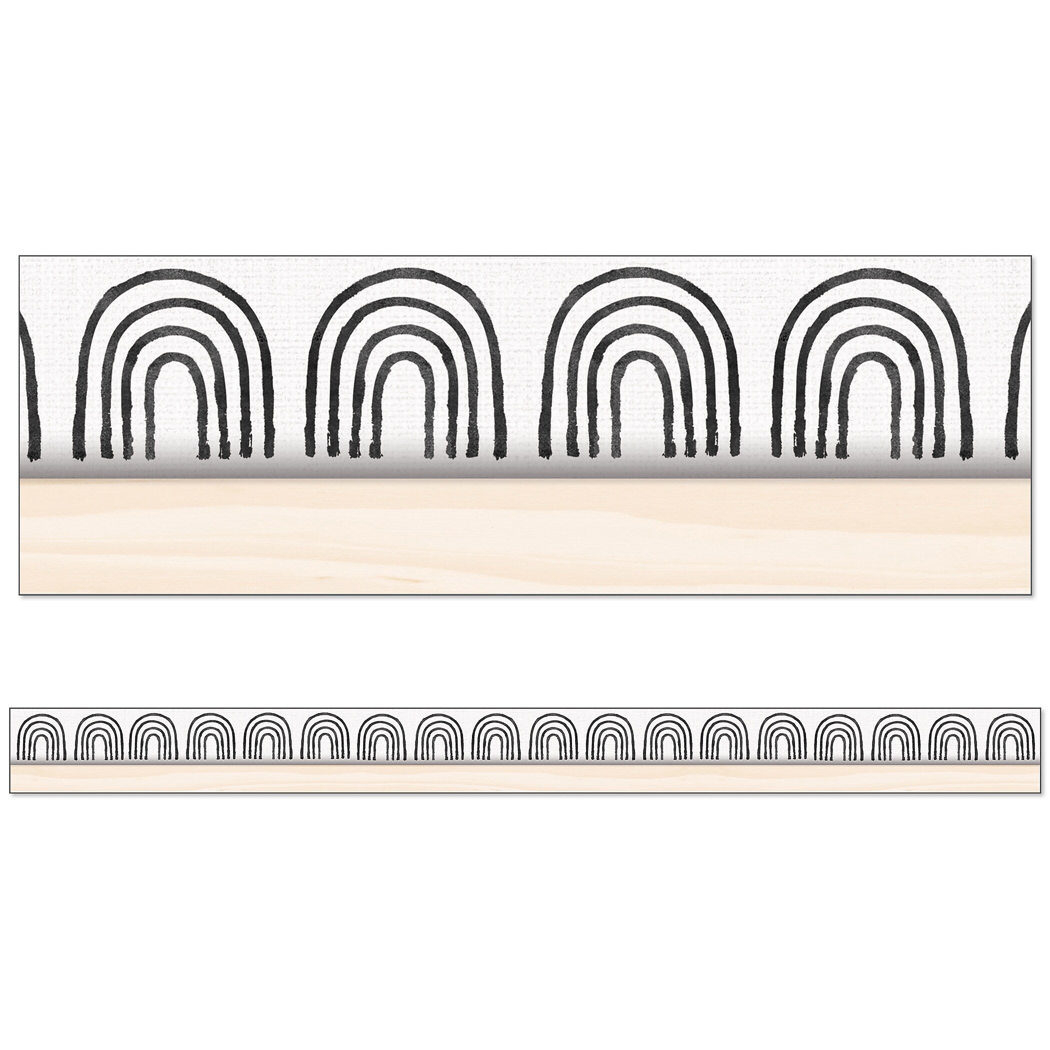 Happily Ever Elementary Creatively Inspired Straight Borders, 3" x 3', Rainbow, 6/Bundle (CD-108502-6)