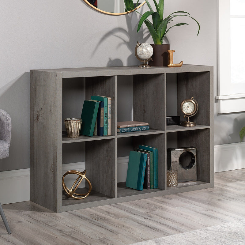 Sauder Select 44"H 6-Shelf Cube Organizer, Mystic Oak (431285)