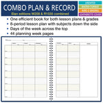 ELAN Undated Combination Plan and Record Book, 8.5" x 11", 30/Pack (PR8-1035-CP)