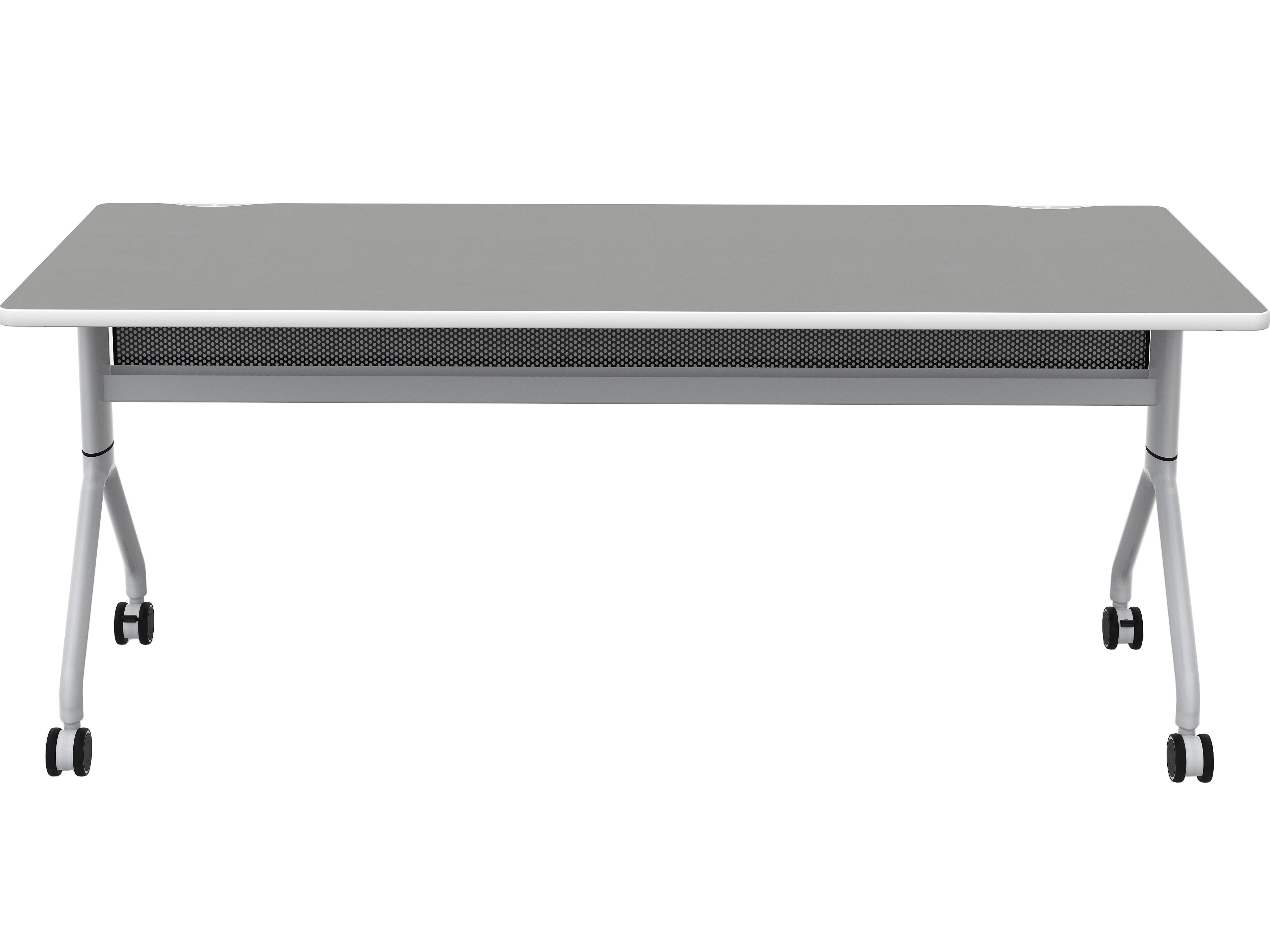 Safco Rumba Training Room Table, 30" x 72", Fashion Gray (RBA7230FLSLFNGY)