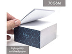 Pukka Pad Glee Memo Cube, 3.15" x 3.15", Dark Blue, 500 Sheets/Pad, 3 Pads/Pack (8697-GLE)