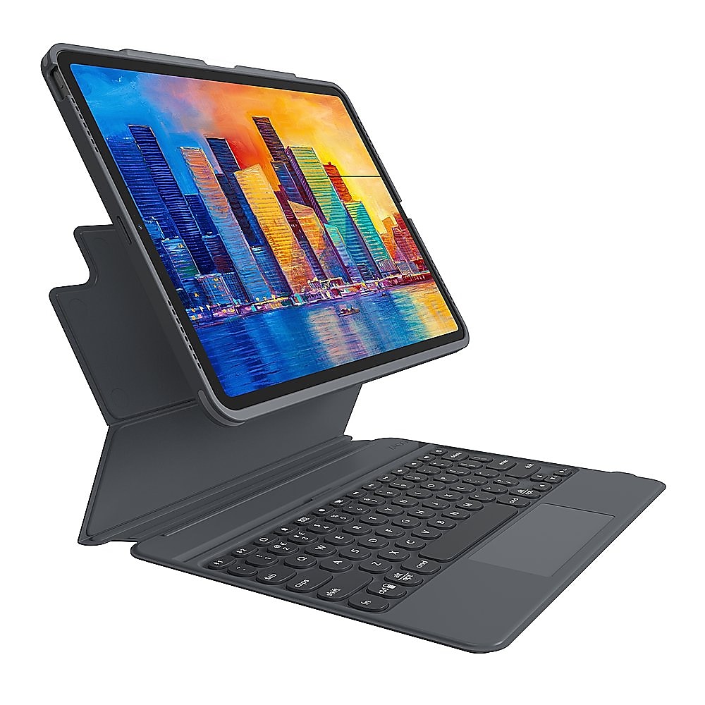 ZAGG Pro Keys with Trackpad Tablet Keyboard & Case for iPad 12.9-inch Pro, Gen 3-6 (103409165)