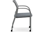 HON Ignition Fabric/Mesh Multipurpose Stacking Chair, Basalt/Silver (HIGS6.F.H.IF.APX25.PR8T)