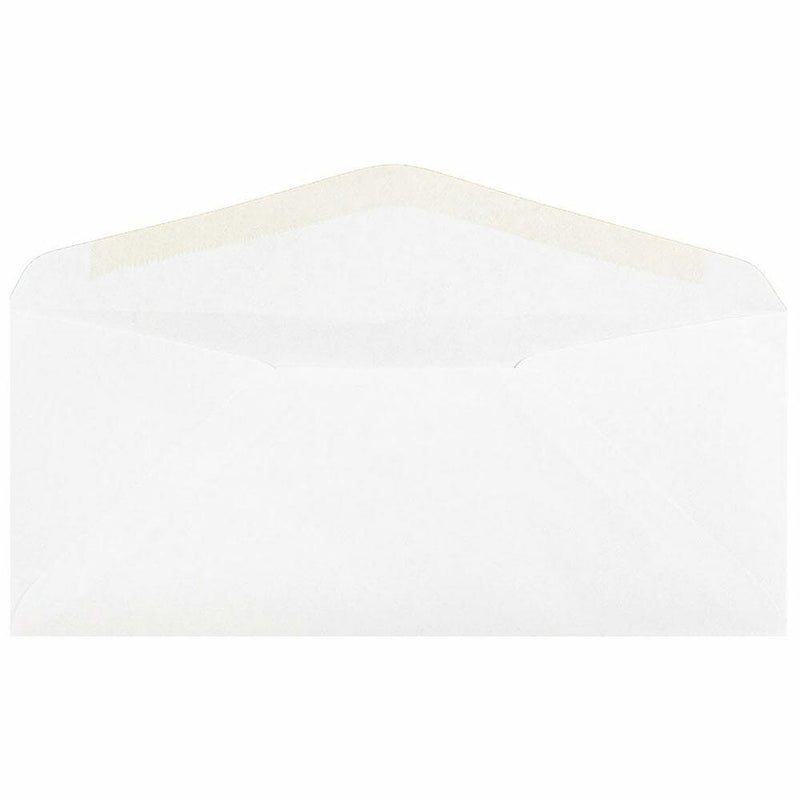 JAM Paper #10 Business Commercial Envelopes, 4 1/8 x 9 1/2, White, 25/Pack (35532)