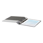 Deluxe Easy-To-Open D-Ring View Binder, 3 Rings, 1" Capacity, 11 X 8.5, Black
