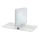 Deluxe Easy-To-Open D-Ring View Binder, 3 Rings, 1" Capacity, 11 X 8.5, White