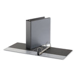Deluxe Easy-To-Open D-Ring View Binder, 3 Rings, 2" Capacity, 11 X 8.5, Black