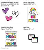 Carson Dellosa Kind Vibes Classroom Decor Bundle, 445/Pack (145223)