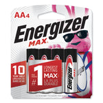 Max Alkaline Aa Batteries, 1.5 V, 4/pack