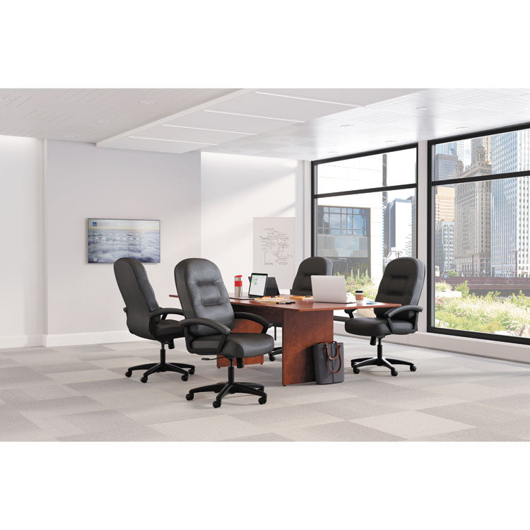 Pillow-Soft 2090 Series Executive High-Back Swivel/tilt Chair, Supports Up To 250 Lb, 16" To 21" Seat Height, Black