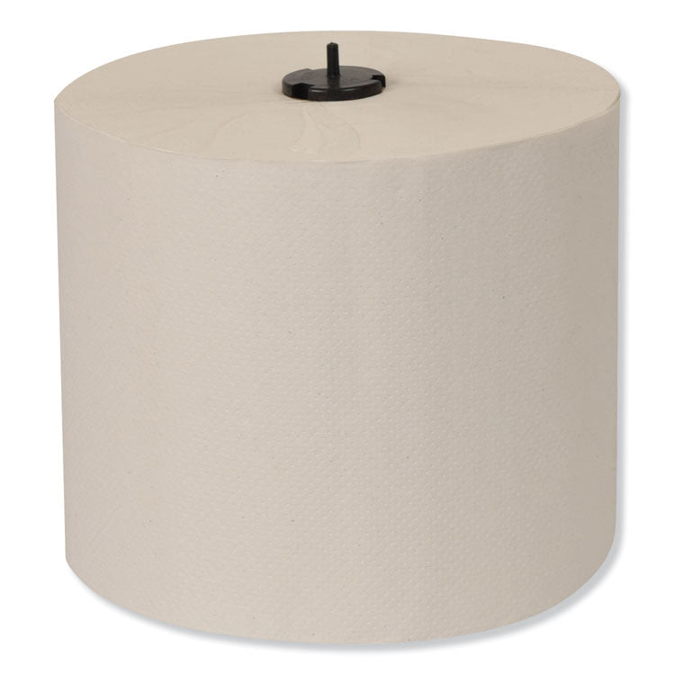 Basic Paper Wiper Roll Towel, 1-Ply, 7.68" x 1,150 ft, White, 4 Rolls/Carton