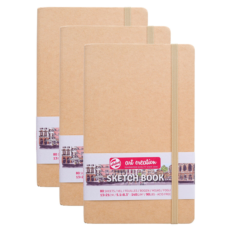 Talens Art Creation 5.1" x 8.3" Sketch Book, 80 Sheets/Book, 3/Bundle (TLN9314432M-3)