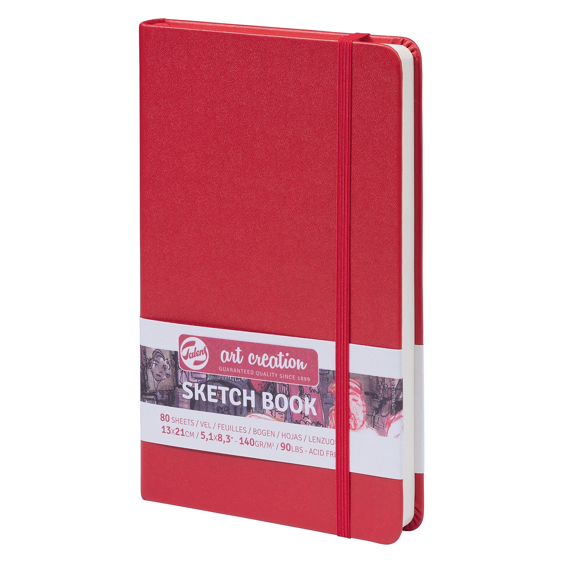 Talens Art Creation 5.1" x 8.3" Sketch Book, 80 Sheets/Book, 3/Bundle (TLN9314202M-3)