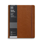 TRU RED™ 8” x 10” Large Flexible Cover Narrow Ruled Journal, Cognac (TR61953)