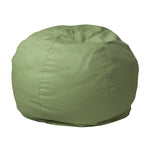 Flash Furniture Cotton Twill Bean Bag Chair, Green (DGBEANSMSLDGN)