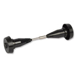 Coreless High Capacity Spindle Kit, Plastic, 3.66" Roll Size, Black, 2 per Kit