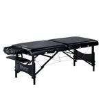 Master Massage 30” Galaxy Therma Top Portable Massage Table with Accessories (Black) (20244)