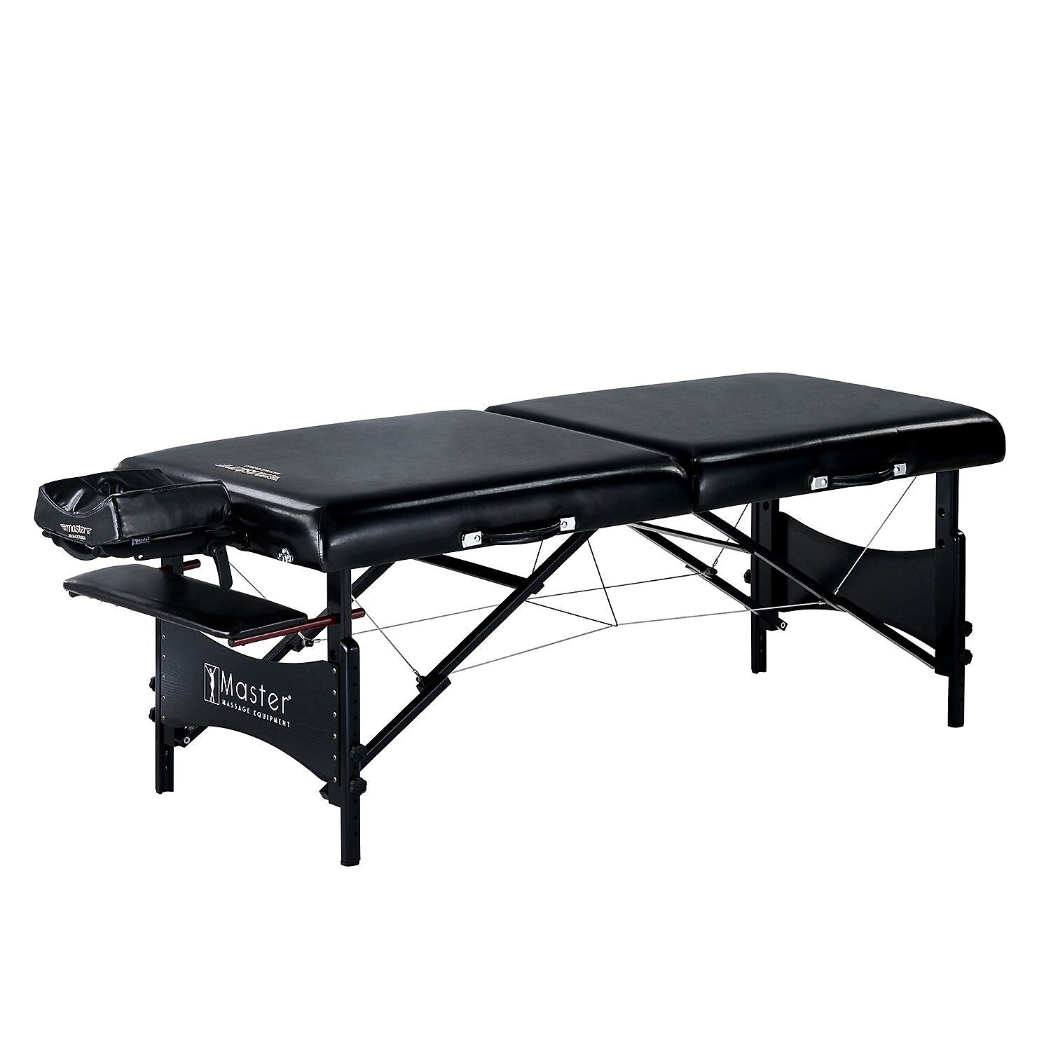Master Massage 30” Galaxy Therma Top Portable Massage Table with Accessories (Black) (20244)