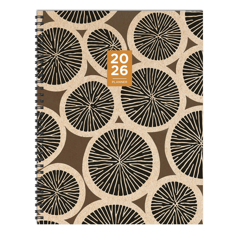 2026 TF Publishing Tree Rings 9" x 11" Weekly & Monthly, Paperboard Cover, Multicolored (26-9704)