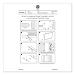 PINIT Magnetic Dry Erase Calendar, Monthly Planning/Scheduling, 48 x 36 (Actual Size: 47 x 35), White Surface, Aluminum Frame