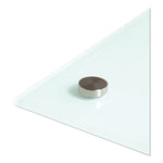 Magnetic Glass Dry Erase Board Value Pack, 70" x 35", Frosted White Surface