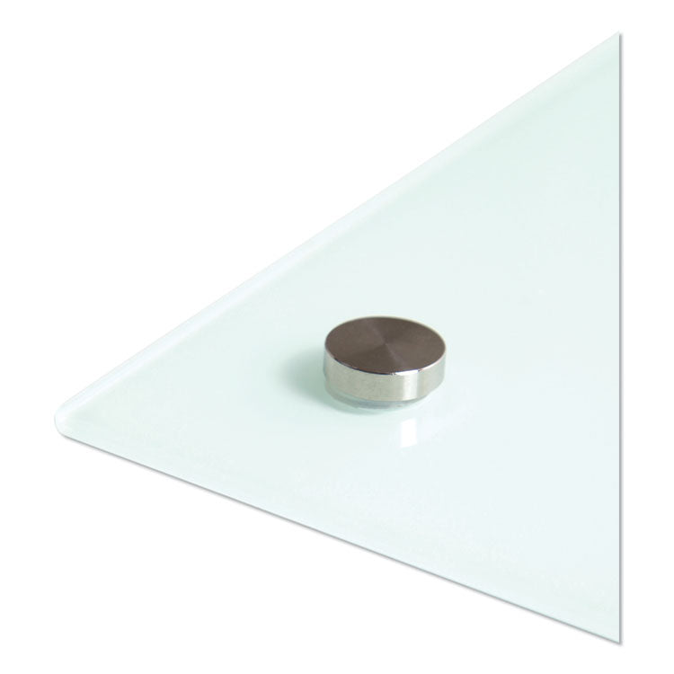 Magnetic Glass Dry Erase Board Value Pack, 70" x 35", Frosted White Surface