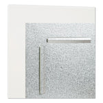 Floating Glass Dry Erase Board, 72" x 36" (Actual Size: 70" x 35"), White Surface