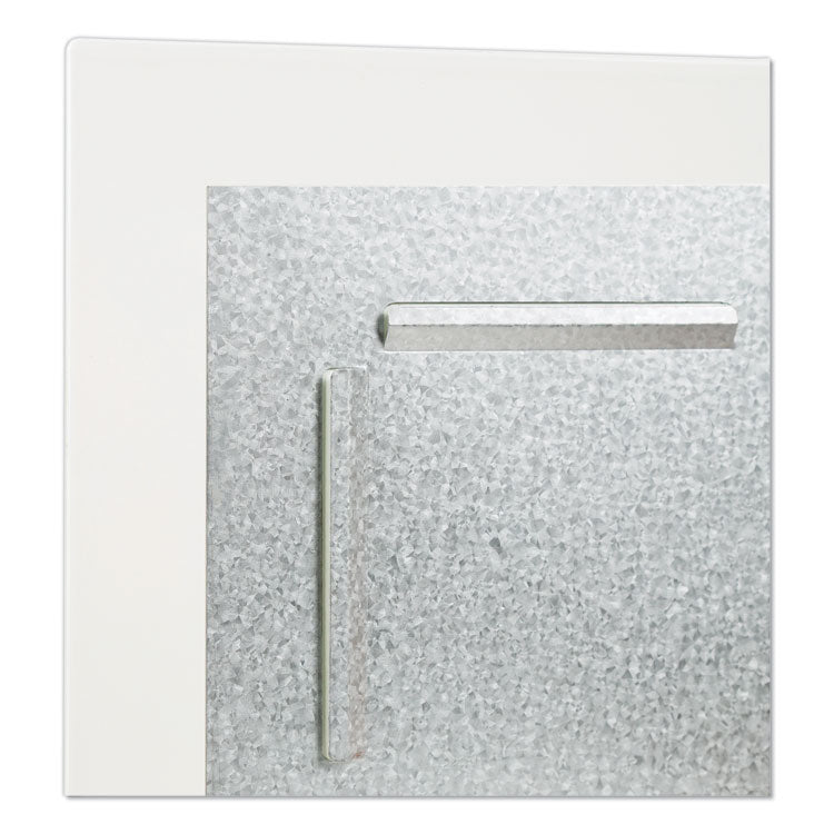 Floating Glass Dry Erase Board, 72" x 36" (Actual Size: 70" x 35"), White Surface