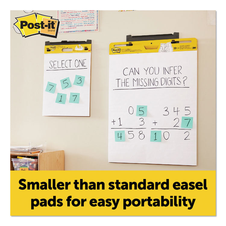 Vertical-Orientation Self-Stick Easel Pads, Unruled, 15 x 18, White, 20 Sheets, 2/Pack
