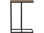 Household Essentials Jamestown 10.25"W x 18.13"D Laminate End Table, Ashwood/Black (8083-1)
