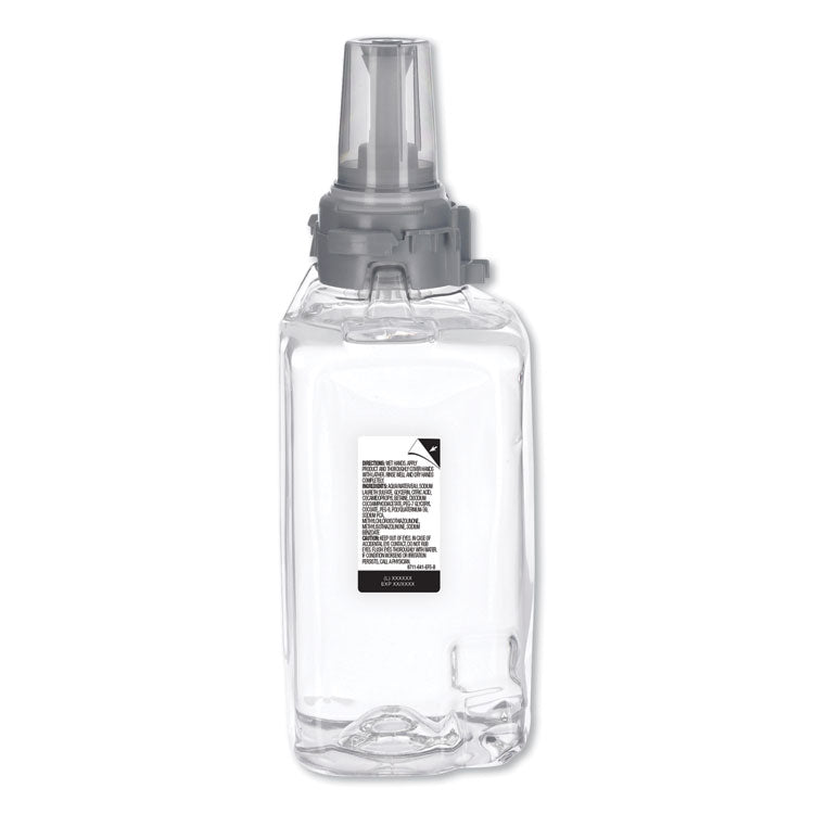 Clear and Mild Foam Handwash Refill, For ADX-12 Dispenser, Fragrance-Free, 1,250 mL