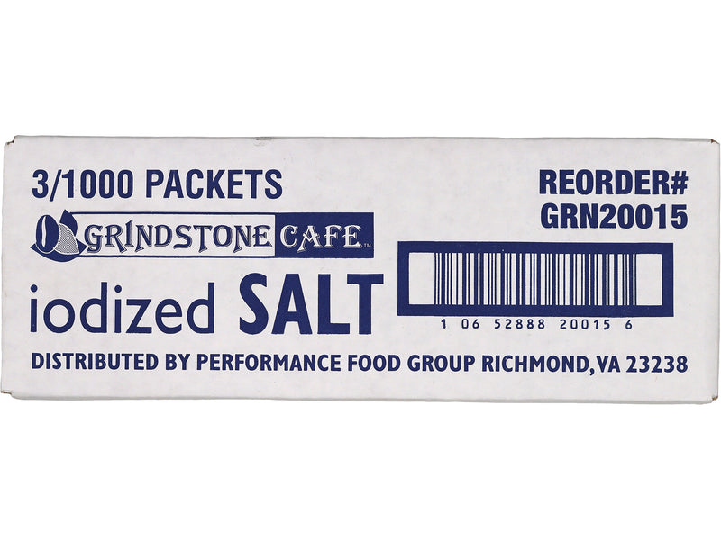 Sugar Foods Grindstone Iodized Salt, 26.24 oz., 3000/Carton (SUG09295)